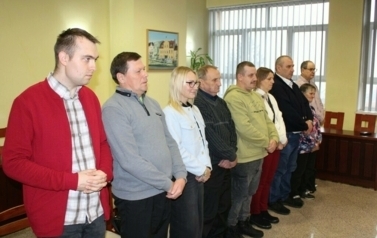 Uroczyste wręczenie dyplom&oacute;w dla uczestnik&oacute;w Warsztatu Terapii Zajęciowej w związku z zakończeniem praktyk rehabilitacji zawodowej 12