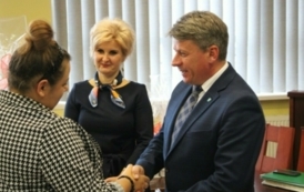 Uroczyste pożegnanie Sołtys&oacute;w ustępujących z funkcji oraz powitanie Sołtys&oacute;w wybranych na kadencję 2024-2029 4