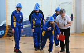 I Wojew&oacute;dzkie Halowe Młodzieżowe Zawody Sportowo-Pożarnicze woj. Kujawsko-Pomorskiego Mrocza 2024&ndash; rywalizacja, pasja i strażacki duch 19