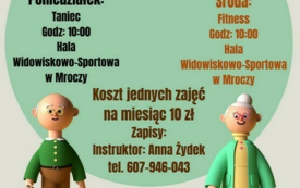 Galeria aktualności Miejsko-Gminny Ośrodek Kultury i Rekreacji w Mroczy serdecznie zaprasza senior&oacute;w oraz osoby dorosłe do udziału w nowych zajęciach rekreacyjnych i artystycznych, kt&oacute;re ruszają już o 2