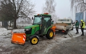 Galeria aktualności Zimowe utrzymanie dr&oacute;g oraz chodnik&oacute;w na terenie gminny Mrocza. 1