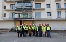 Galeria aktualności Wizja lokalna inwestycji mieszkaniowej przy ul. Nakielskiej w Mroczy  3