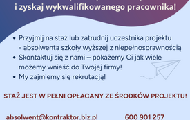 Informacja dla pracodawcy