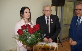 Edward Marciniak wraz z synową