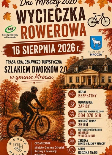 Wycieczka Rowerowa &bdquo;Szlakiem Dwork&oacute;w 2.0&rdquo; 