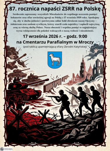 87. rocznica napaści ZSRR na Polskę &ndash; Uczcijmy pamięć Bohater&oacute;w!