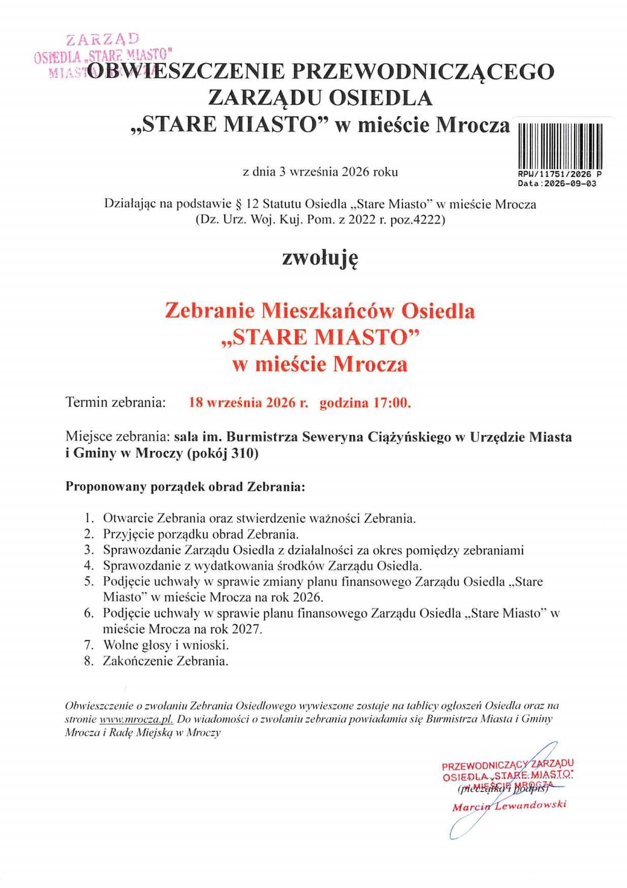 OBWIESZCZENIE_PRZEWODNICZĄCEGO_ZARZĄDU_OSIEDLA_STARE_MIASTO__page-0001