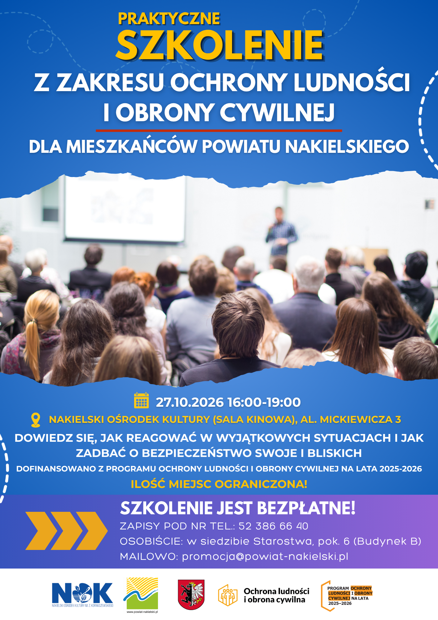 Plakat szkolenie OLiOC 27-10-2026
