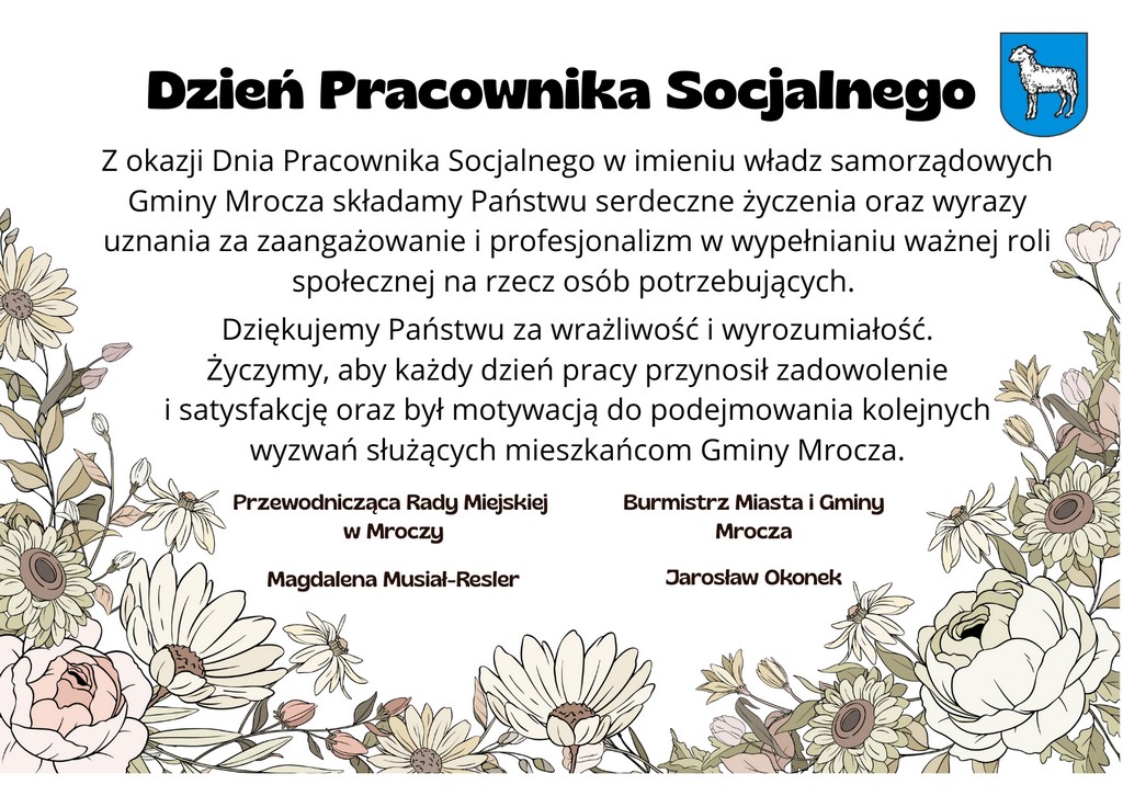 Życzenia z&nbsp;okazji Dnia Pracownika Socjalnego