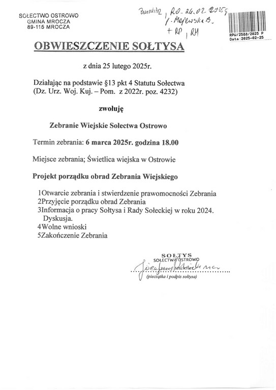 Obwieszczenie