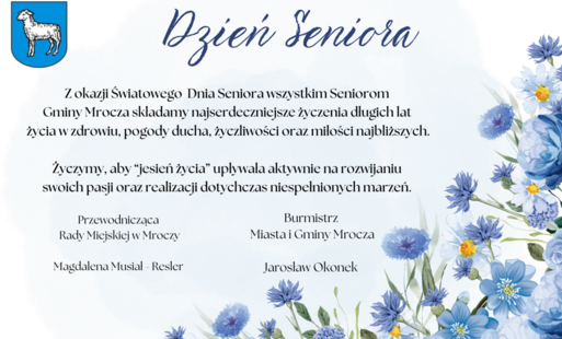 Życzenia z okazji Dnia Seniora