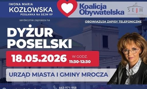 Dyżur Poselski Posłanki Iwony Kozłowskiej