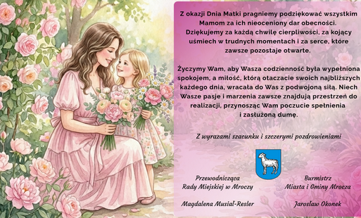 Życzenia z okazji Dnia Matki