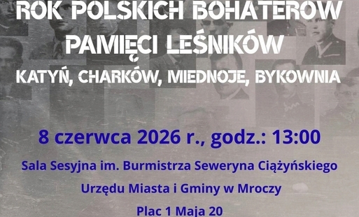Zaproszenie na uroczyste otwarcie wystawy poświęconej pamięci polskich leśników - ofiar zbrodni katyńskiej