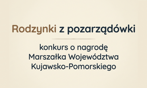 Konkurs "Rodzynki z pozarządówki"