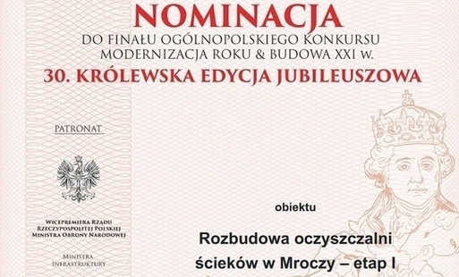 Gmina Mrocza z nominacją do finału ogólnopolskiego konkursu