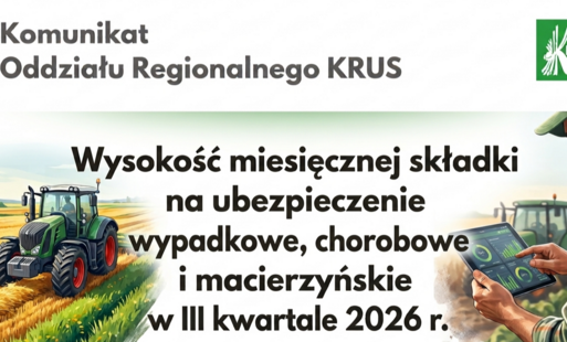 Wysokość miesięcznej składki na ubezpieczenie wypadkowe, chorobowe i macierzyńskie w III kwartale 2026 r.