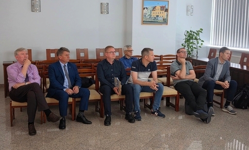 Spotkanie dotyczące ścieżki rowerowej relacji Mrocza–Nakło nad Notecią