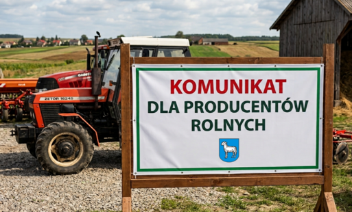 Komunikat dla producentów rolnych
