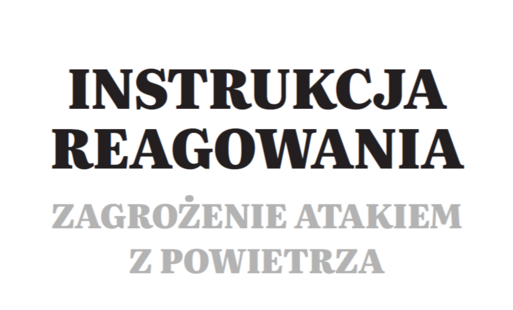 Zagrożenie atakiem z powietrza - instrukcja reagowania