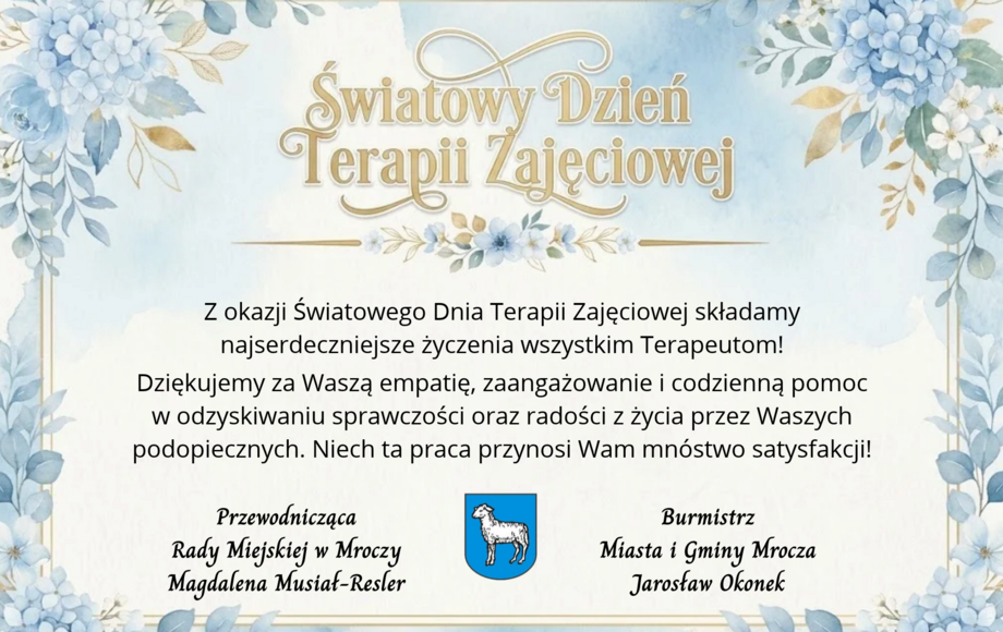 Światowy Dzień Terapii Zajęciowej
