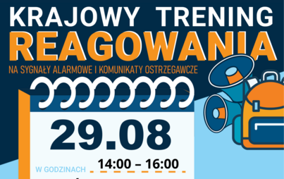 Krajowy Trening Reagowania na Sygnały Alarmowe i Komunikaty Ostrzegawcze